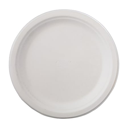 Chinet® Classic Paper Plates, 9 3/4", White, 125 Plates Per Pack, Carton Of 4 Packs