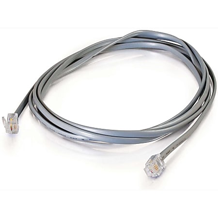 C2G - Network cable - RJ-11 (M) to RJ-11 (M) - 25 ft