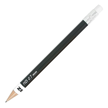 Zebra® Pen #2 Mechanical Pencils, Pack Of 10, Medium Point, 0.7 mm, Black Barrel