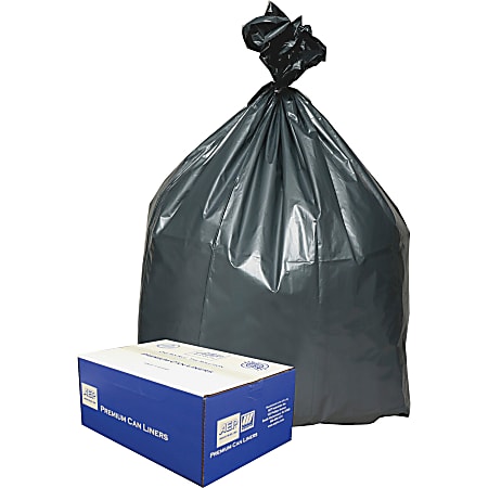 Highmark Large Drawstring Trash Bags 33 Gallon Black Box Of 70 Bags -  Office Depot