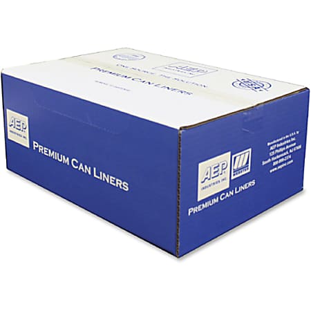 Platinum Plus Can Liners 60 gal 1.55 mil 39 x 56 Gray 10 BagsRoll 5 ...