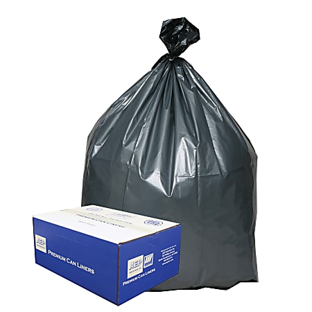 Highmark Large Drawstring Trash Bags 33 Gallon Black Box Of 70 Bags -  Office Depot