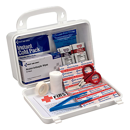 PhysiciansCare® 113-Piece First Aid Kit, White, 113 Pieces