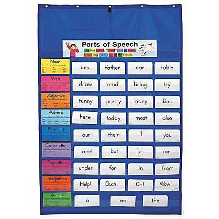 Carson-Dellosa Original Blue Pocket Chart