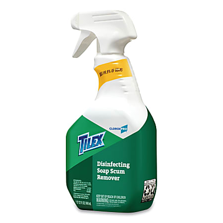 Tilex Soap Scum Remover And Disinfectant, 32 Oz, Carton Of 9 Bottles