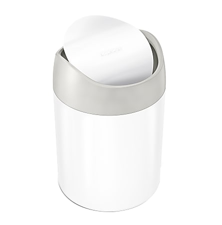 simplehuman® Stainless Steel Office Trash Can - 7 Gallon H-8665