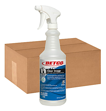 Betco® Empty For Clear Image Concentrate, 32 Oz Bottle, Case Of 12