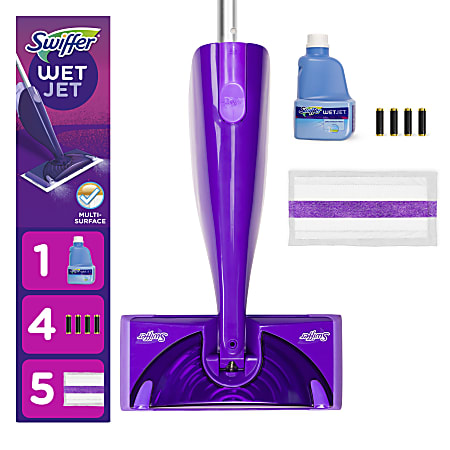 Swiffer WetJet Starter Kit PurpleSilver ODP Business Solutions