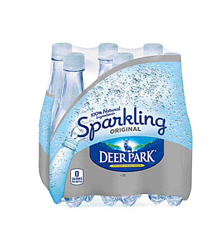 Nestlé Waters Sparkling Spring Water, Unflavored, 16.9 Oz, Pack Of 6 Bottles