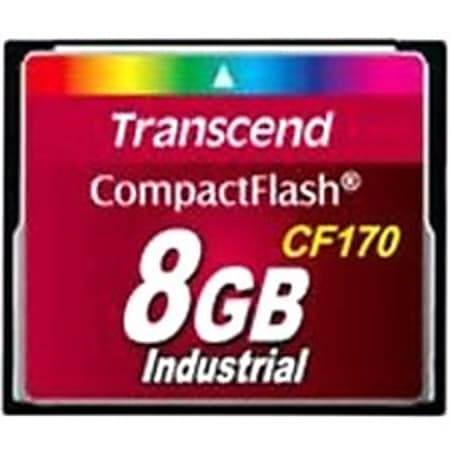 Transcend CF170 8 GB CompactFlash - 90 MB/s Read - 60 MB/s Write - 170x Memory Speed - Lifetime Warranty