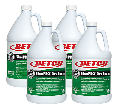 Betco® FiberPRO® Dry Foam, Fresh Scent, 128 Oz Bottle, Case Of 4