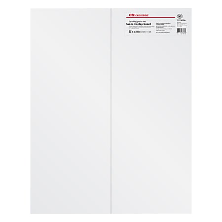 Office Depot Brand Poster Board 22 x 28 White - Office Depot