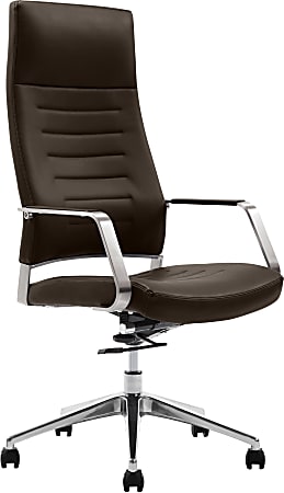 StyleWorks Milan Ergonomic High-Back Chair, Terra