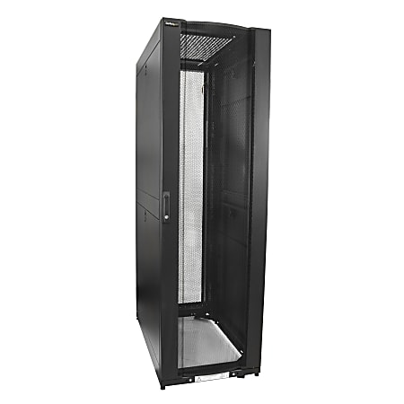 StarTech.com 42U Server Rack Cabinet - Adjustable Mounting Depth up to 37" - Fully Assembled with Lockable Doors - RK4242BK24