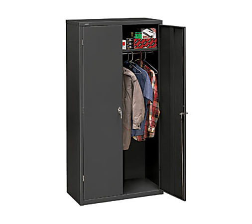 HON® Steel Storage Cabinet, 5-Shelf, Charcoal