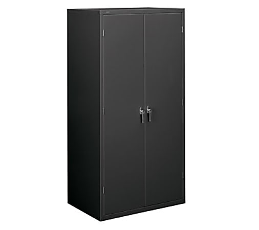 HON® Brigade Steel Storage Cabinet, 5 Adjustable Shelves, 71 3/4"H x 36"W x 24 1/4"D, Charcoal