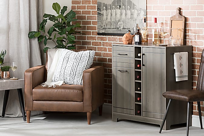South shore vietti bar cabinet bottle and shop storage