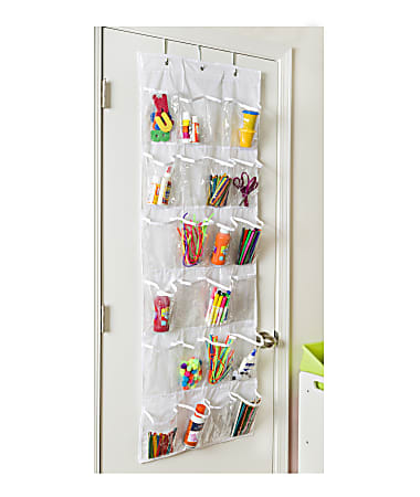 24-Pocket Over the Door Shoe Organizer