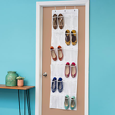 24-Pocket Over-The-Door Shoe Organizer