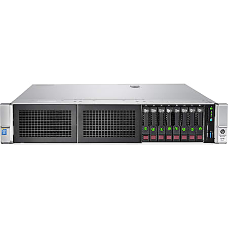 HPE ProLiant DL380 G9 2U Rack Server - 2 x Intel Xeon E5-2690 v3 Dodeca-core (12 Core) 2.60 GHz - 32 GB Installed DDR4 SDRAM - 12Gb/s SAS Controller - 2 x 800 W