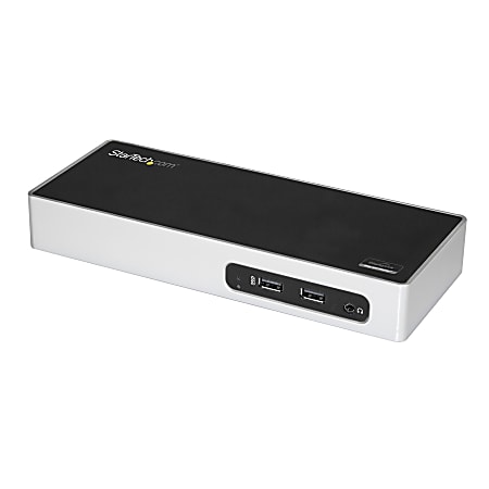 StarTech.com Dual Monitor USB 3.0 Docking Station - Mac & Windows - HDMI & DVI + DVI to VGA Adapter - DK30ADD