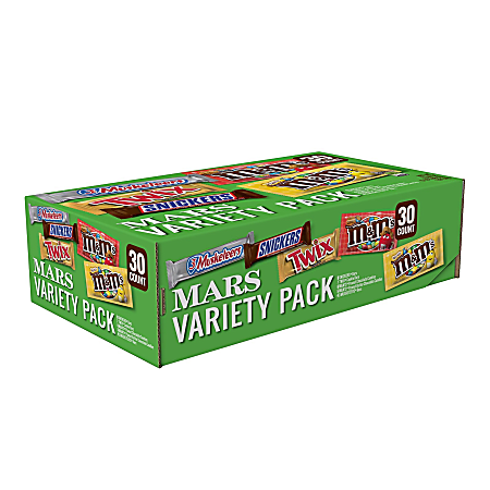 Mars Chocolate Bars, Variety Pack - 30 bars