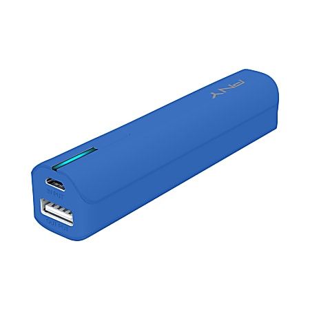 PNY T2600 PowerPack Rechargeable External Battery, Blue