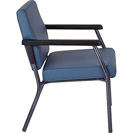 Bariatric Big Tall Chair Dillion Fabric With Arms Blue - Office Depot