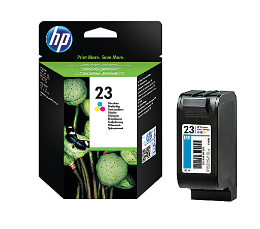 HP 23 Tricolor Original Ink Cartridge, C1823D