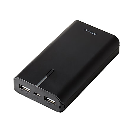 PNY T7800 PowerPack Rechargeable External Battery, Black