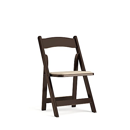 Flash Furniture HERCULES Wood Folding Chair, Fruitwood