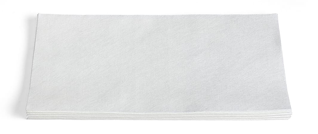 Hospeco Disposable Microfiber Towels, 12" x 12", White, Pack Of 150 Towels