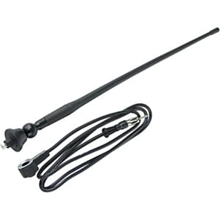 Boss Audio MRANT12 Marine Rubber Ducky Type Antenna, (Black) - Marine - Black - Rubber Duck Aerial