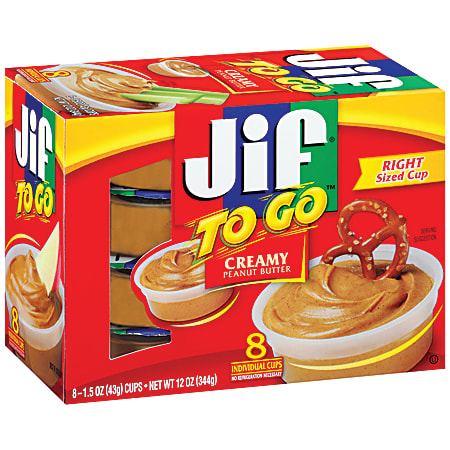 Jif Natural Creamy Peanut Butter To-Go