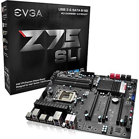 EVGA 131-IB-E695-KR Desktop Motherboard - Intel Z75 Express Chipset - Socket H2 LGA-1155