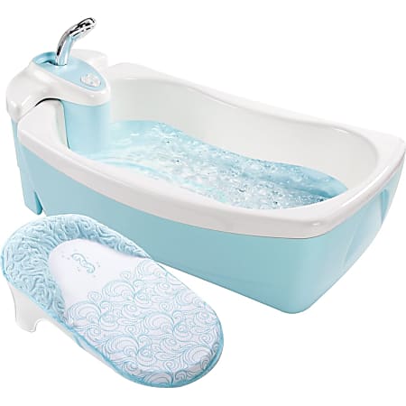 Summer Infant Lil Luxuries Whirlpool Bubbling Spa and Shower Blue