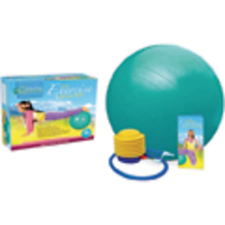 Wai Lana Productions G-2101M Eco Exercise Ball Kit with Poster - Medium