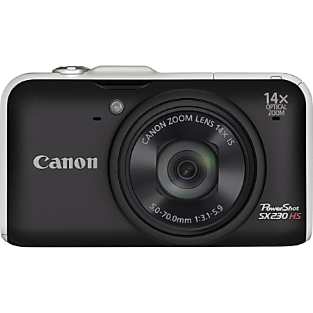 Canon PowerShot SX230 HS 12.1 Megapixel Compact Camera - Black
