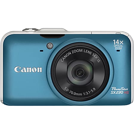 Canon PowerShot SX230 HS 12.1 Megapixel Compact Camera Blue Canon PowerShot SX230 HS 12.1 Megapixel Compact Camera Blue