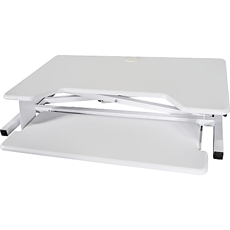 Kantek Sit-to-Stand Desk Riser, White