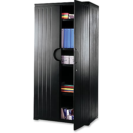Iceberg OfficeWorks Storage Cabinet 72 H x 36 W Black ...