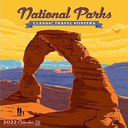Willow Creek Press Calendar Parks Art 2022 - Office Depot