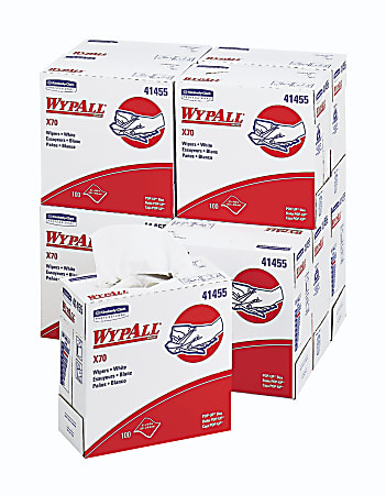 Wypall PowerClean X70 Medium Duty Cloths - Pop-Up Box - 8.34