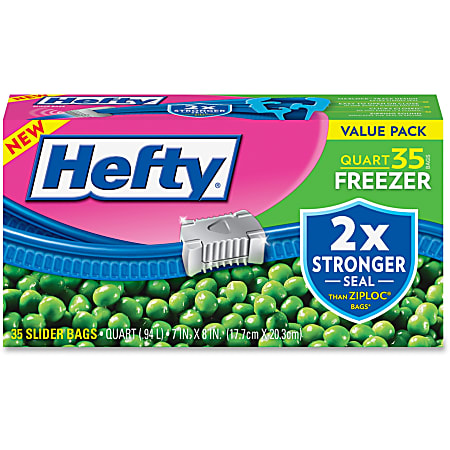 Hefty Slider Bags, Storage, Gallon, Value Pack - 30 bags