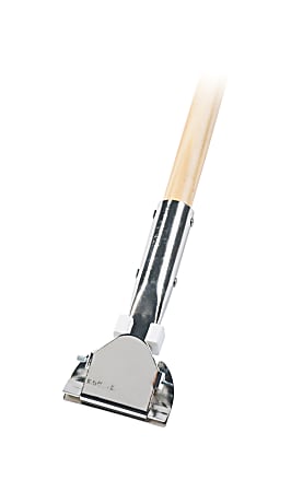 UNISAN Clip-On Dust Mop Handle, Double-Lacquered Wood, 15/16-in Diameter x 60-in, One Handle Each