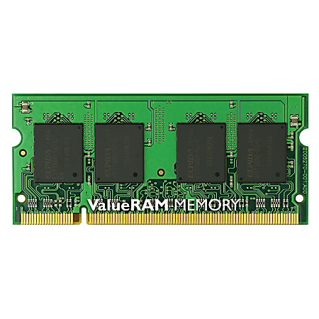 Kingston® KVR533D2SO/512R DDR2 Memory Upgrade For Laptop Computers, 512MB, 533MHz/PC2-4200