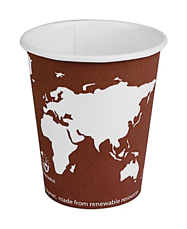 ECO Products World Art Renewable Resource Compostable Hot Cups 12 oz ...