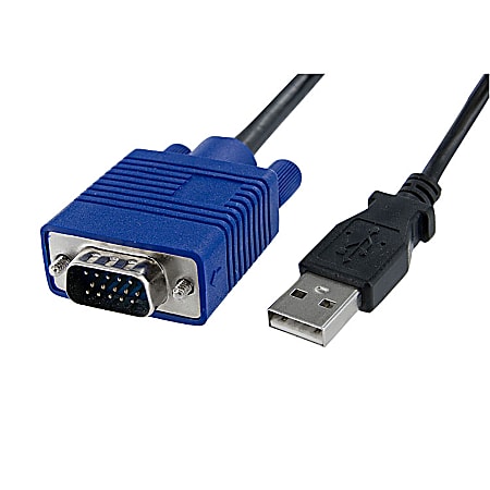 StarTech.com KVM Console to USB 2.0 Portable Laptop Crash Cart Adapter - Notebook Netbook Crash cart adapter - Compact - KVM to USB Notebook Portable KVM Console - Turn any laptop into a console for headless servers, PCs, ATMs, kiosks and more
