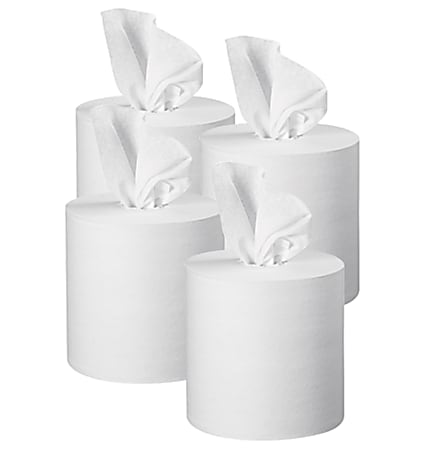 Kleenex® Premiere® Center-Pull 1-Ply Paper Towels, 250 Sheets Per Roll, Pack Of 4 Rolls