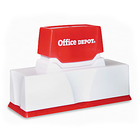 Office Depot® Brand Pre-Inked Stamp, 11/16" x 3 5/16" Impression